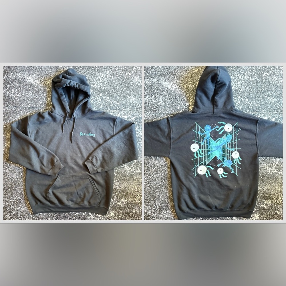 Rick And Morty (Adult Swim) Hoodie Size Medium